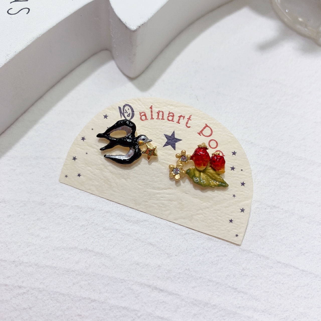 Palnart Poc 燕子&草莓耳環