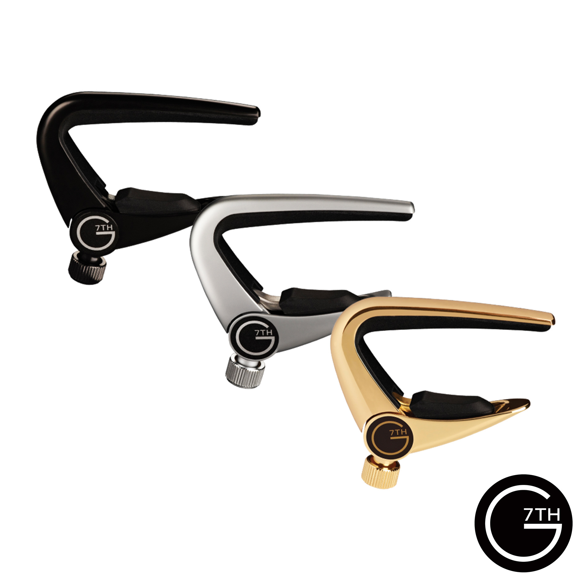 終身保固 G7th Newport 系列 Capo 六弦 移調夾 螺旋鎖定式 G7OP-NP-6