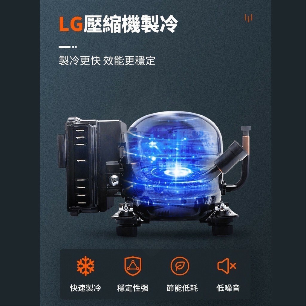 【JUZCOOL】艾比酷 25L車用冰箱(不含變壓器) LG-B25 DC