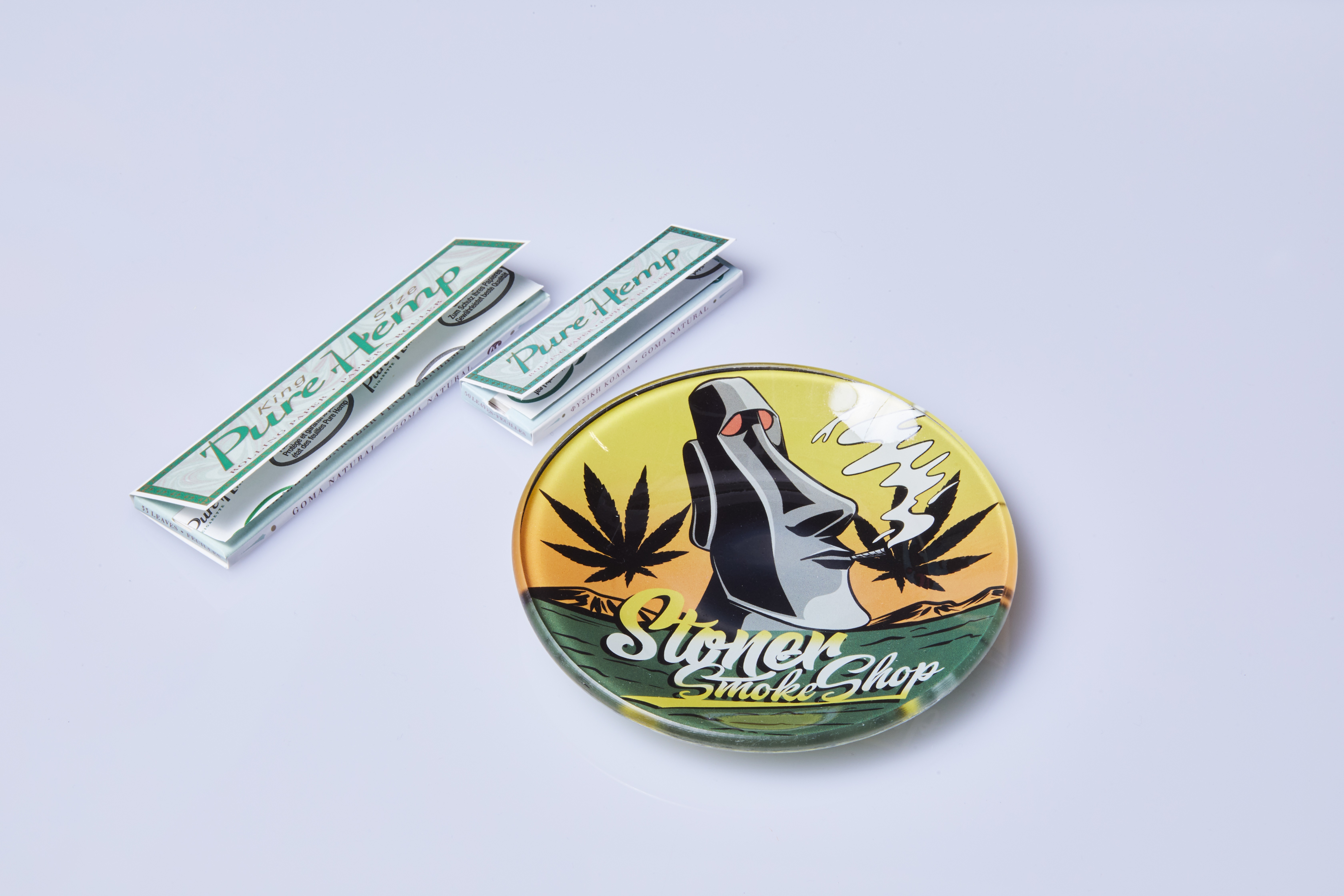 🇹🇼Stoner Smoke Shop -  （Round）Glass Tray 玻璃捲煙盤