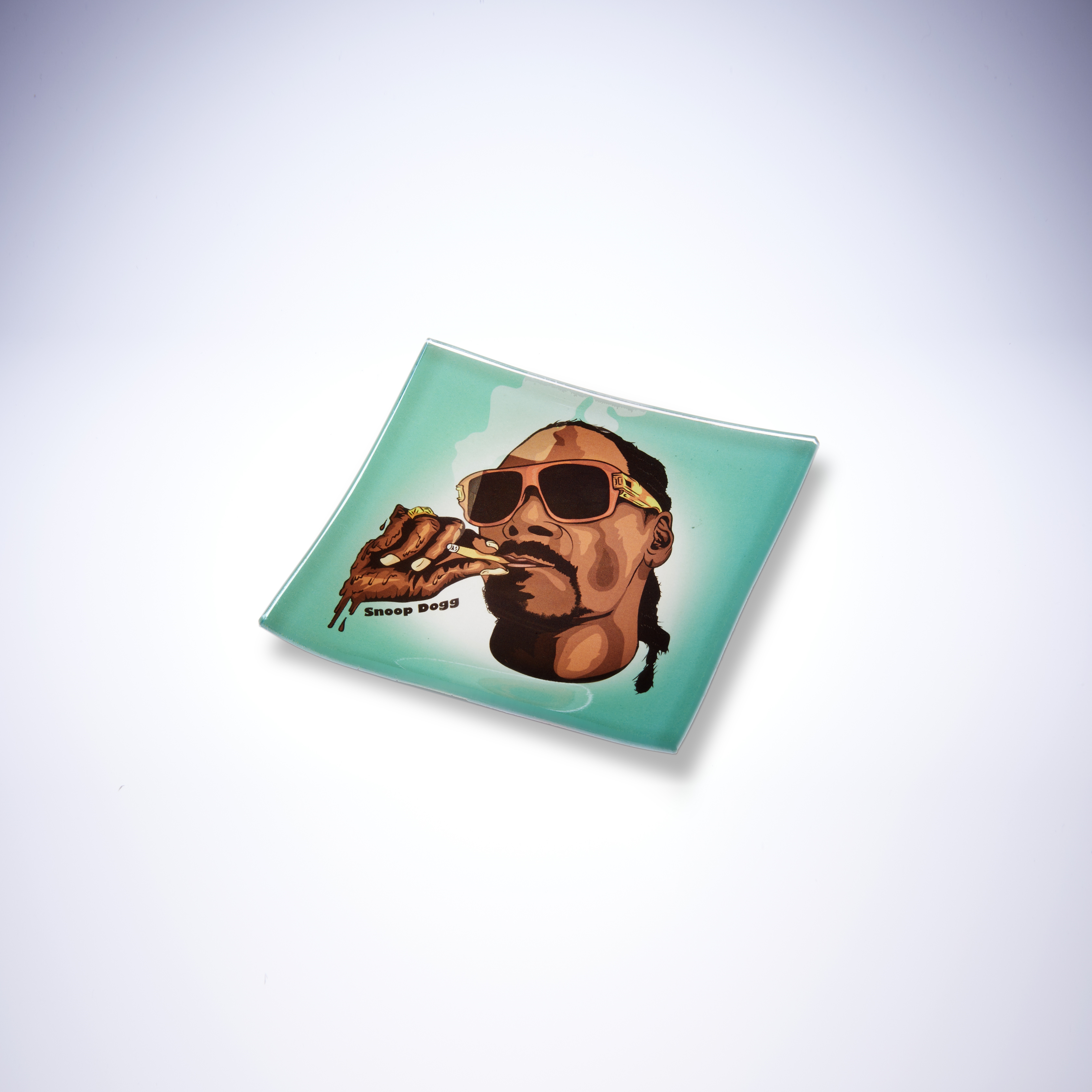 🇹🇼Stoner Smoke Shop -  （Snoop Dogg）Glass Tray 玻璃捲煙盤
