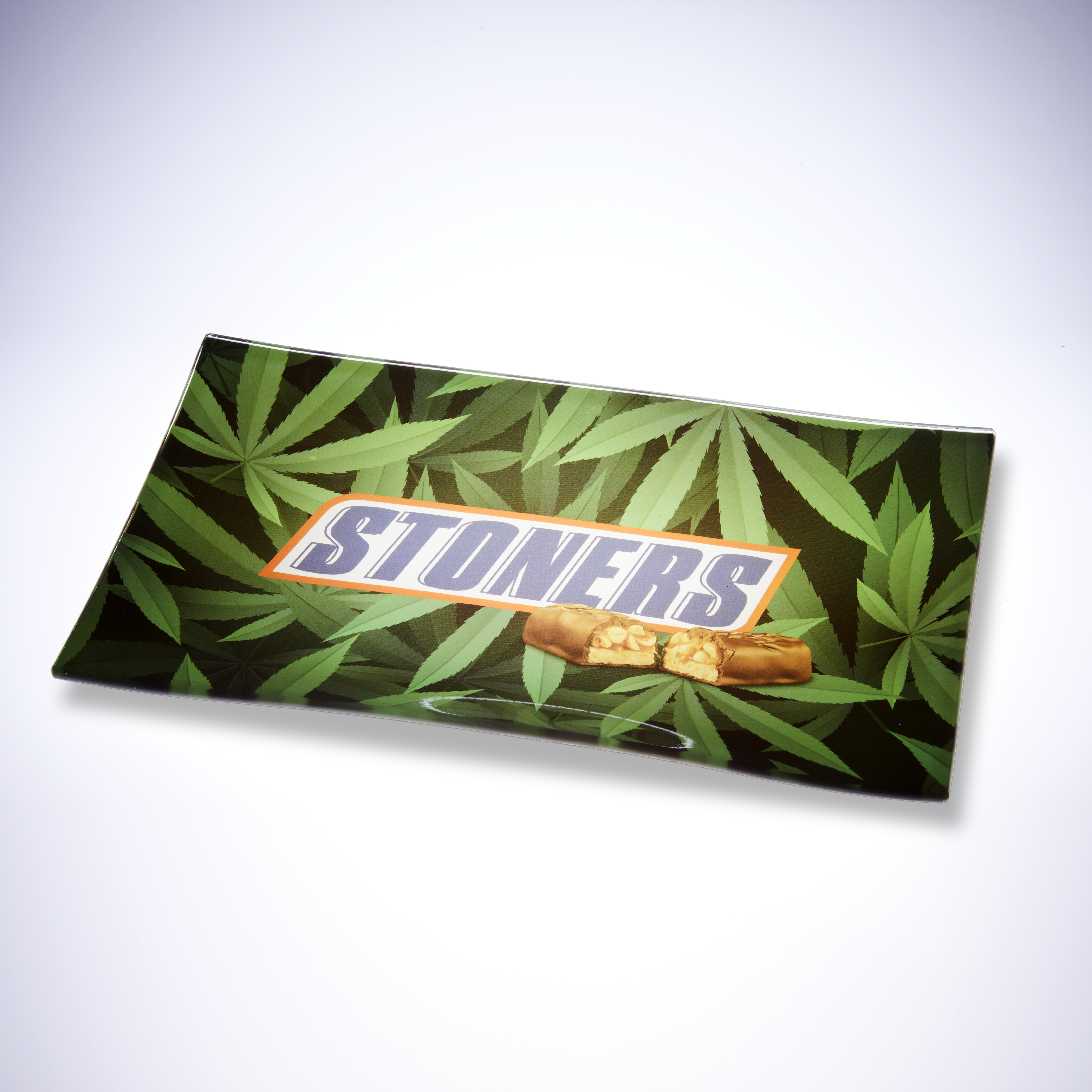 🇹🇼Stoner Smoke Shop -  （Chocolate）Glass Tray 玻璃捲煙盤