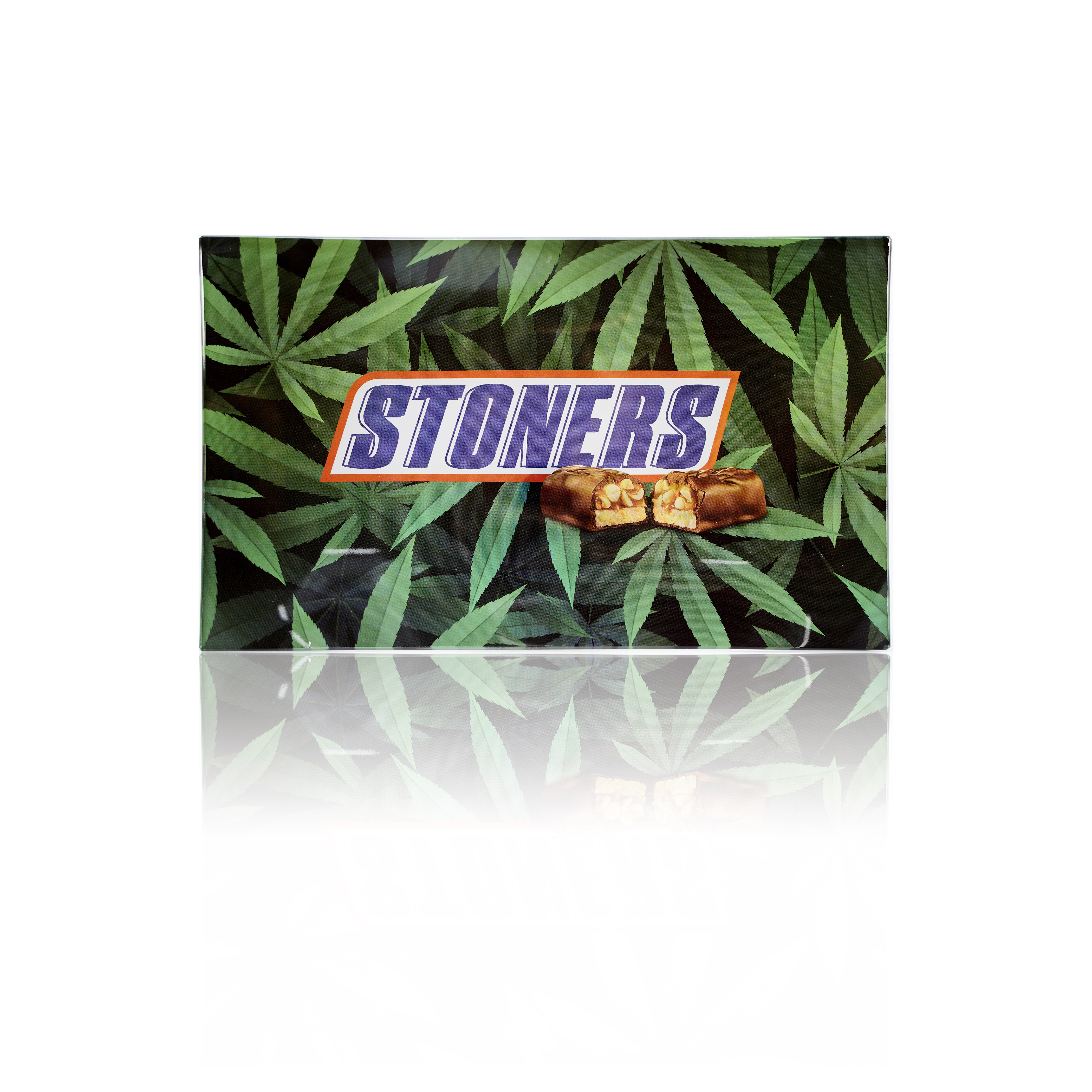 🇹🇼Stoner Smoke Shop -  （Chocolate）Glass Tray 玻璃捲煙盤