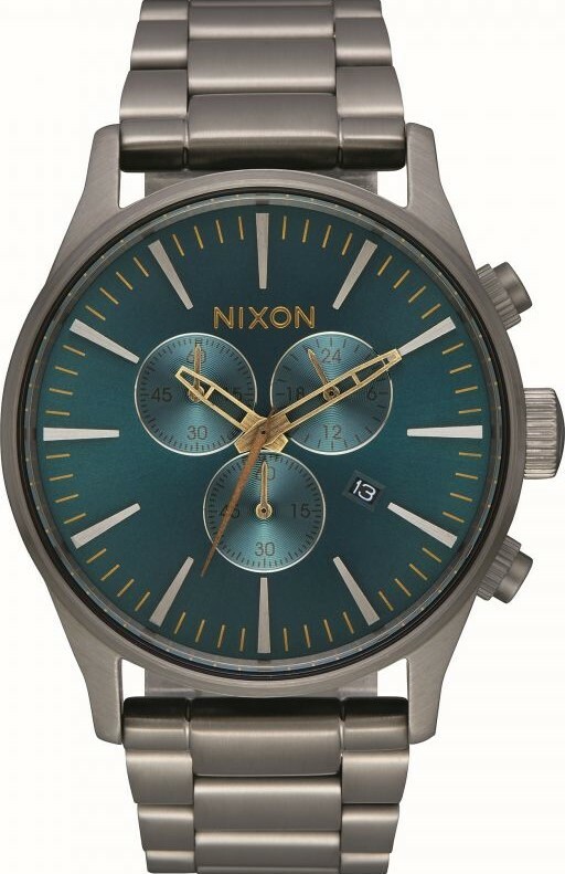 萬年鐘錶 - NIXON 尼克森  SENTRY SS  三眼計時衝浪錶  A386-2789    錶徑42MM