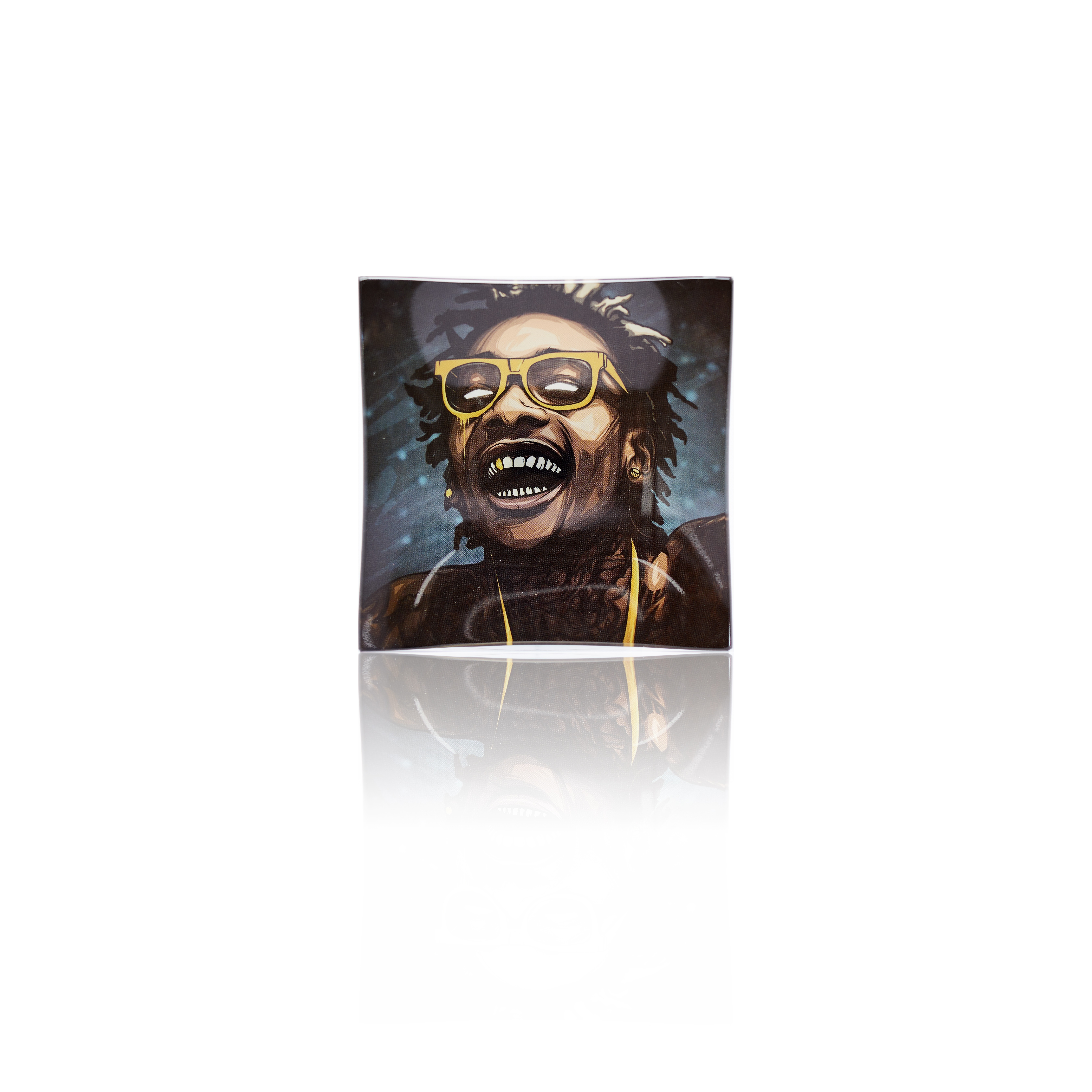 🇹🇼Stoner Smoke Shop -  （Wiz）Glass Tray 玻璃捲煙盤