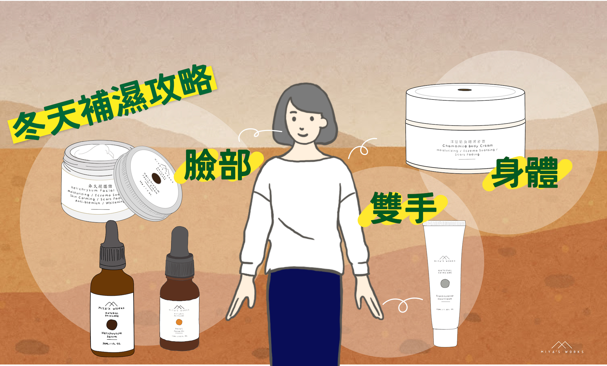 一圖睇清冬天補濕攻略
