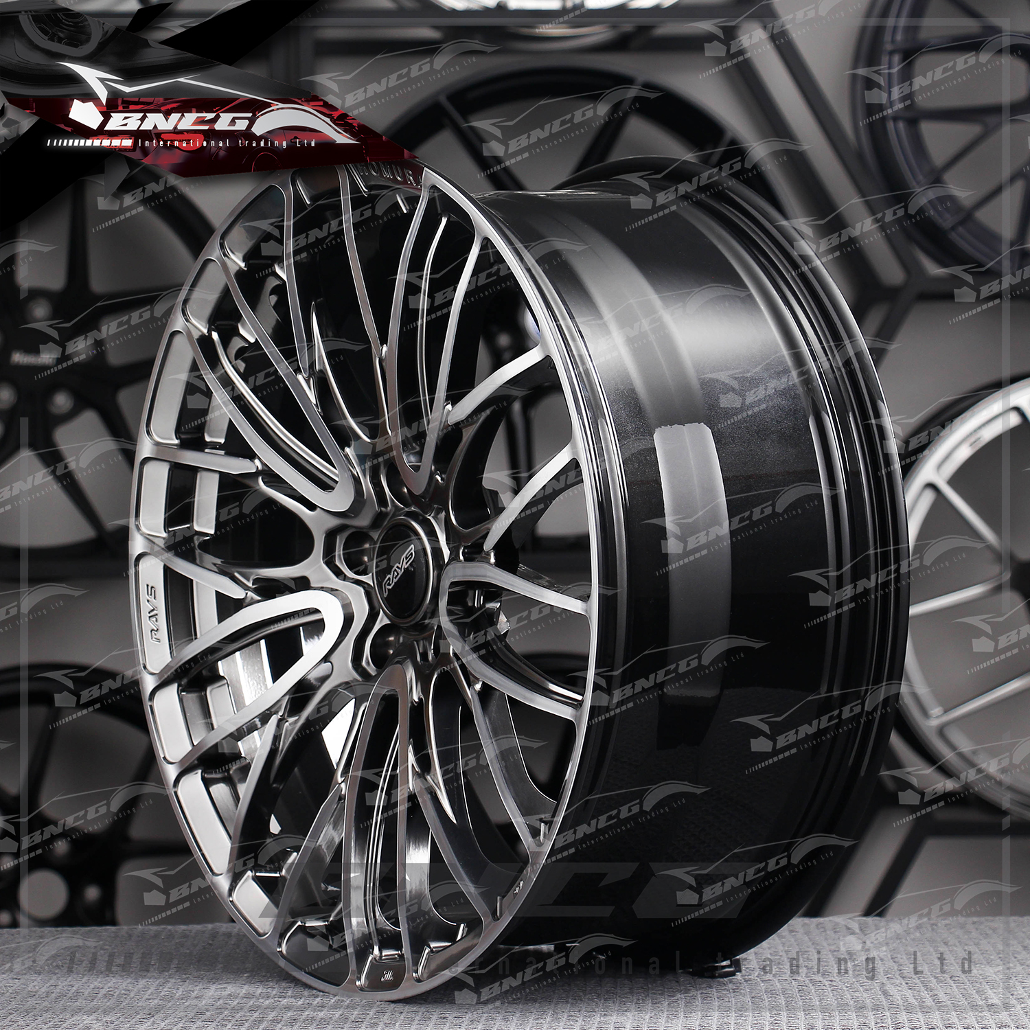 單片式 萬噸鍛造工藝輪圈 RAYS HOMURA 品牌訂製鋁圈 改裝 高強度 輕量化 客製化 訂製鋁圈