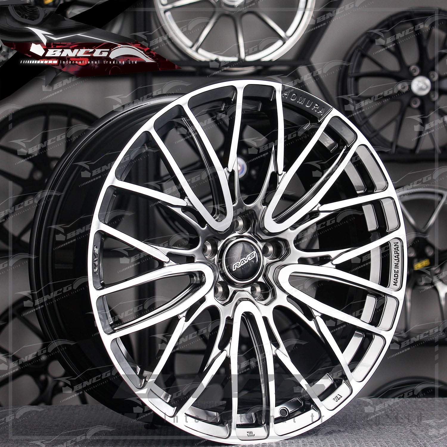 單片式 萬噸鍛造工藝輪圈 RAYS HOMURA 品牌訂製鋁圈 改裝 高強度 輕量化 客製化 訂製鋁圈