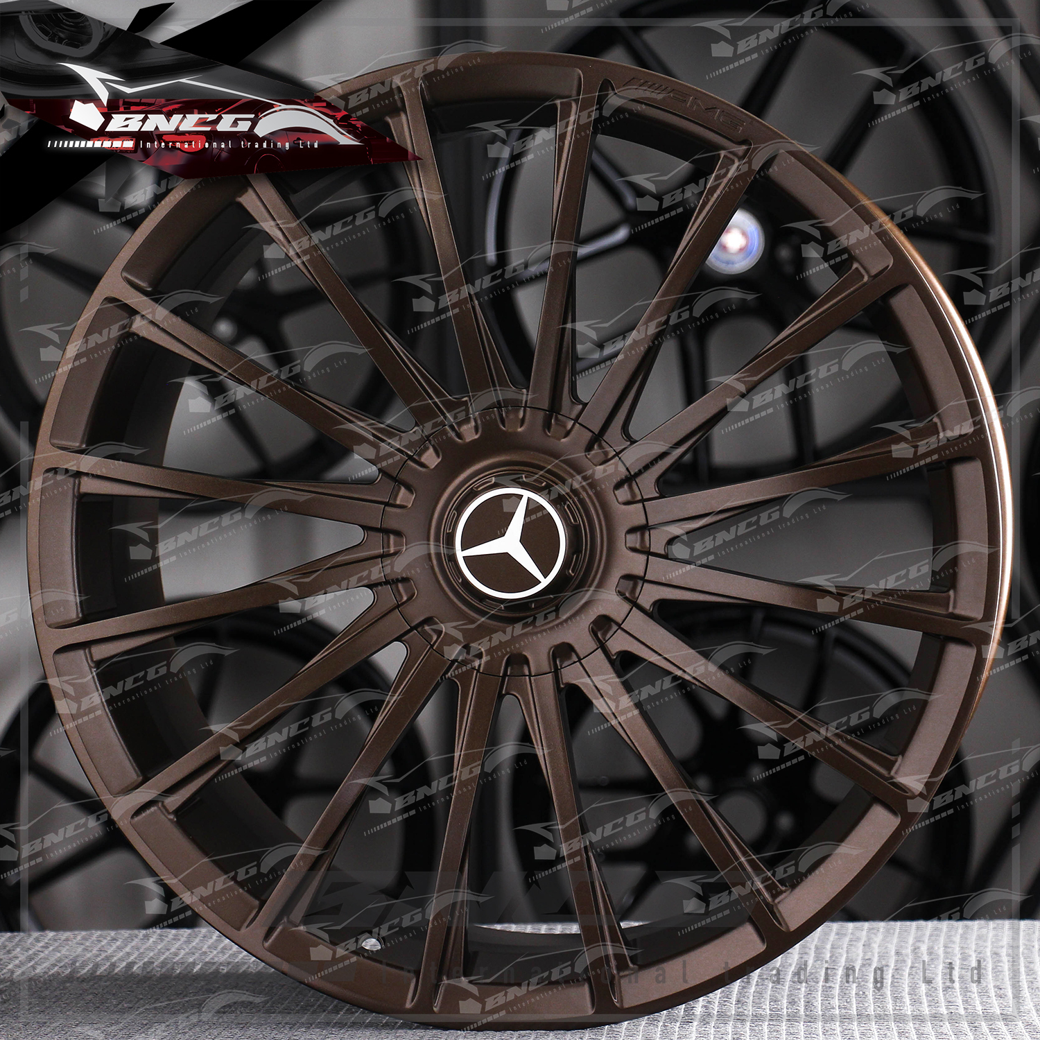 單片式 萬噸鍛造工藝輪圈 Mercedes-Benz 賓士 品牌訂製鋁圈 改裝 高強度 輕量化 客製化 訂製鋁圈