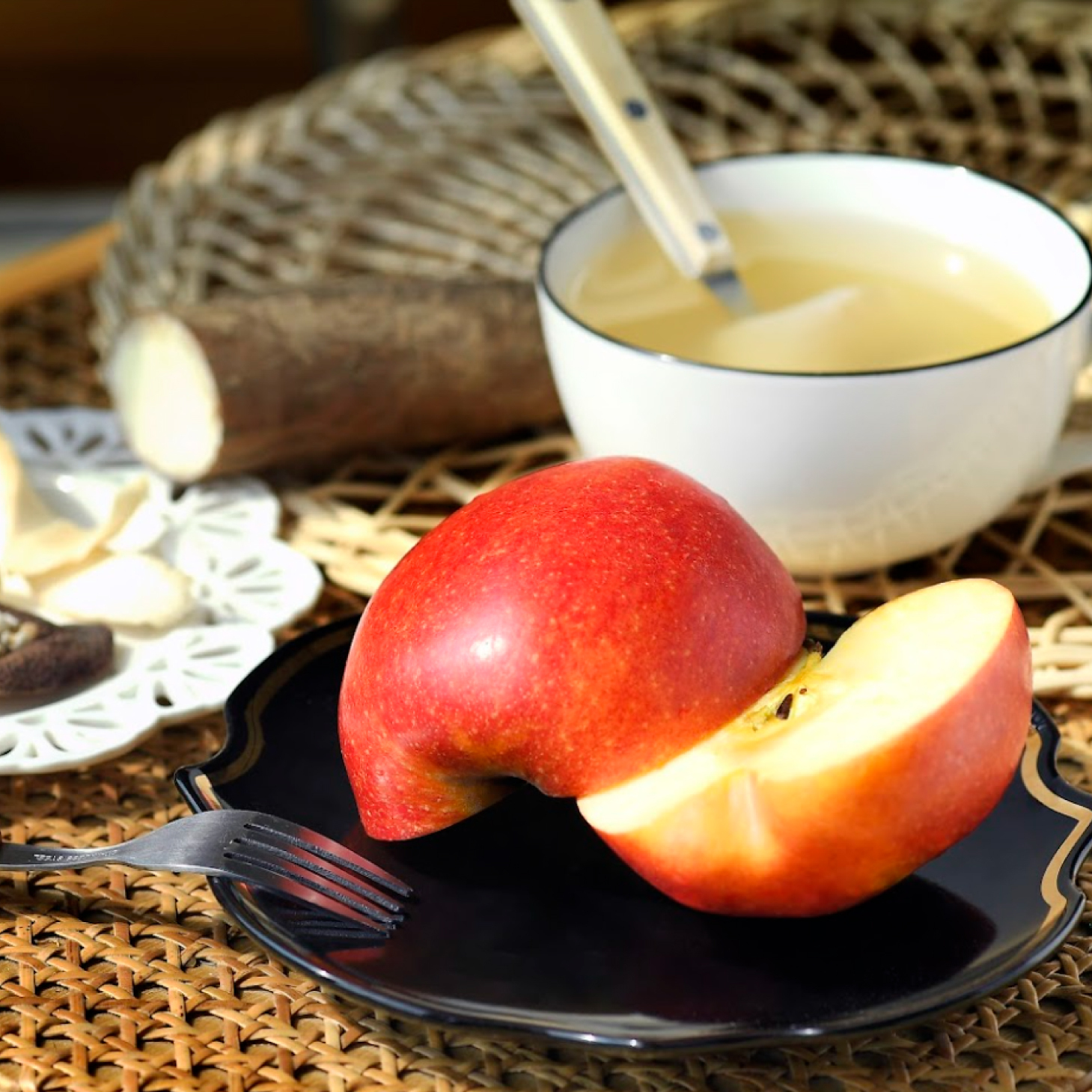 蘋果鮮淮山薏米陳皮湯