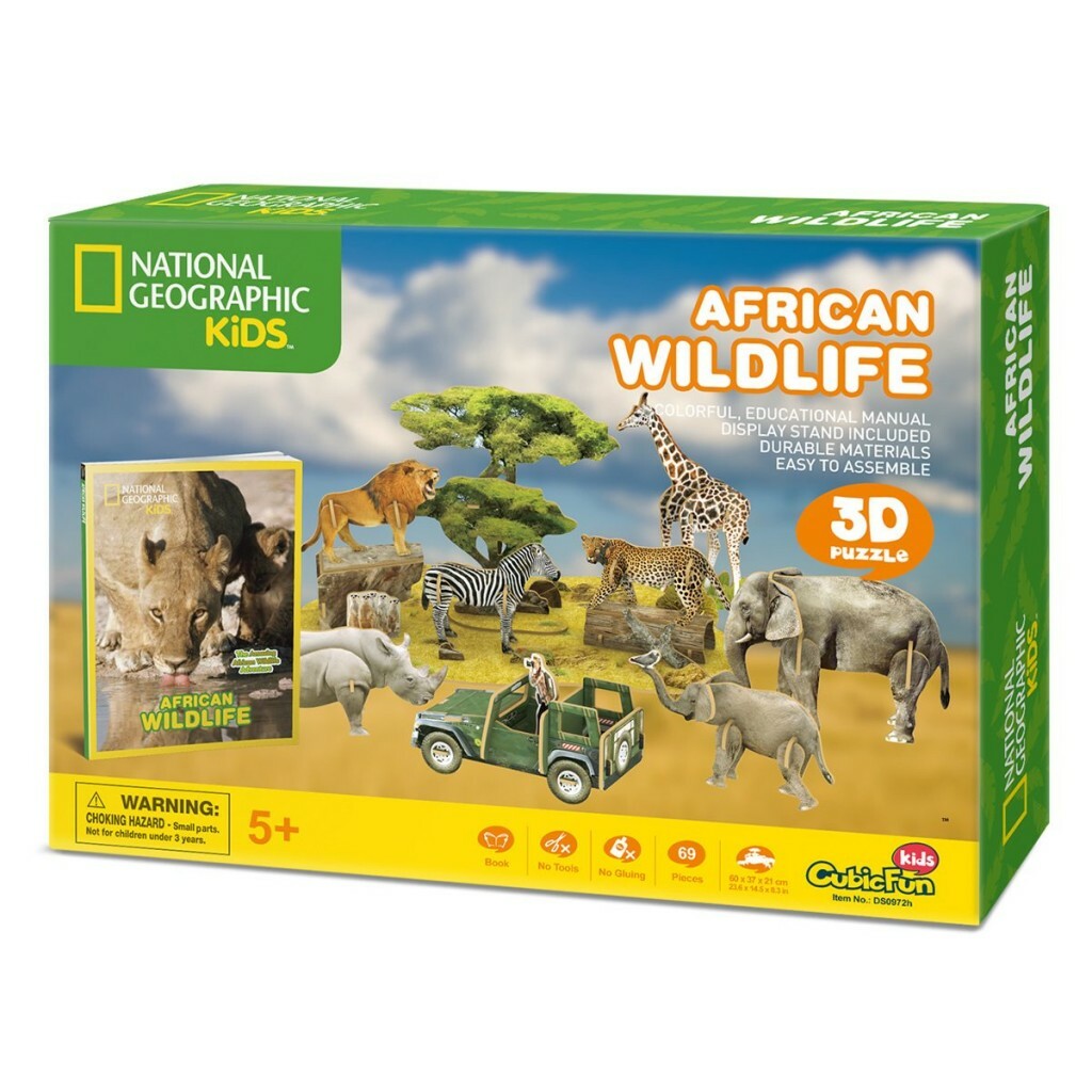 National Geographic Model Kits (Kids): African Wildlife