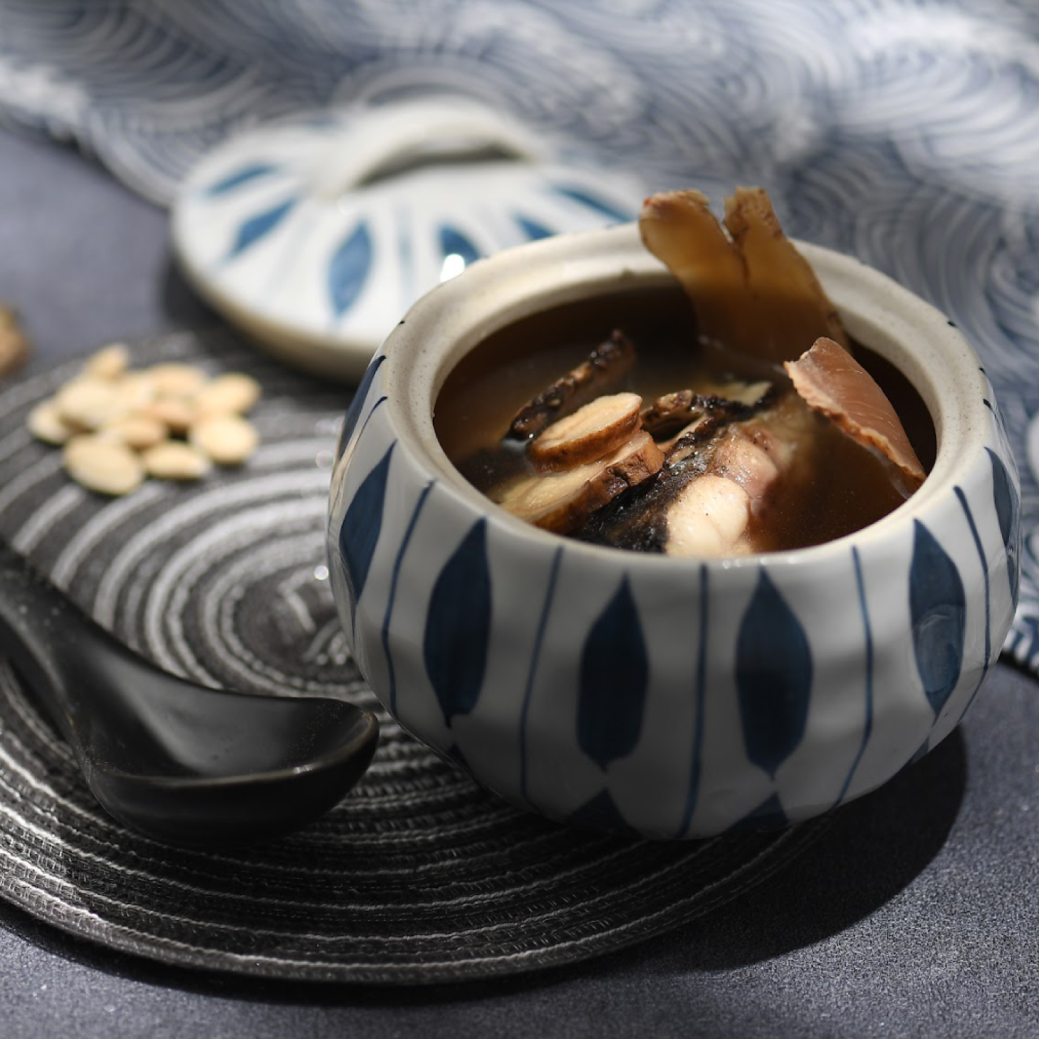 川芎白芷天麻燉巴丁魚湯