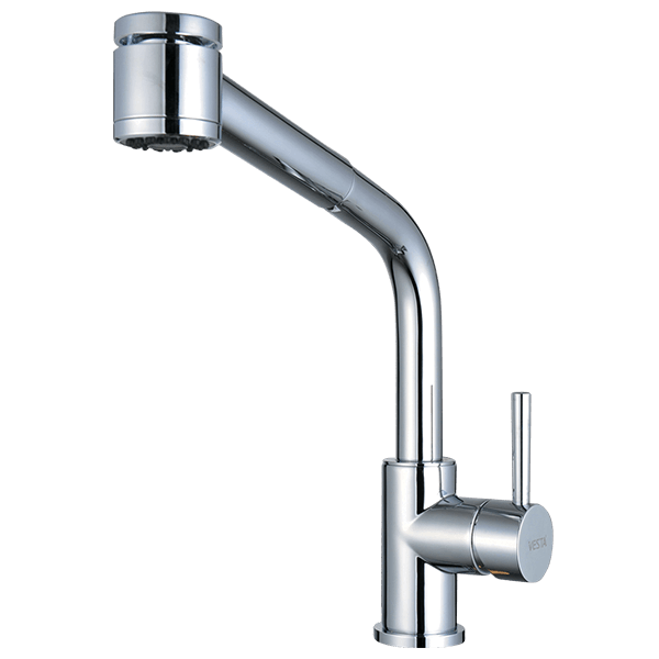 東利衛浴 龍頭推薦型號 FK-5946 廚房立式伸縮龍頭(兩段式切換噴頭) *