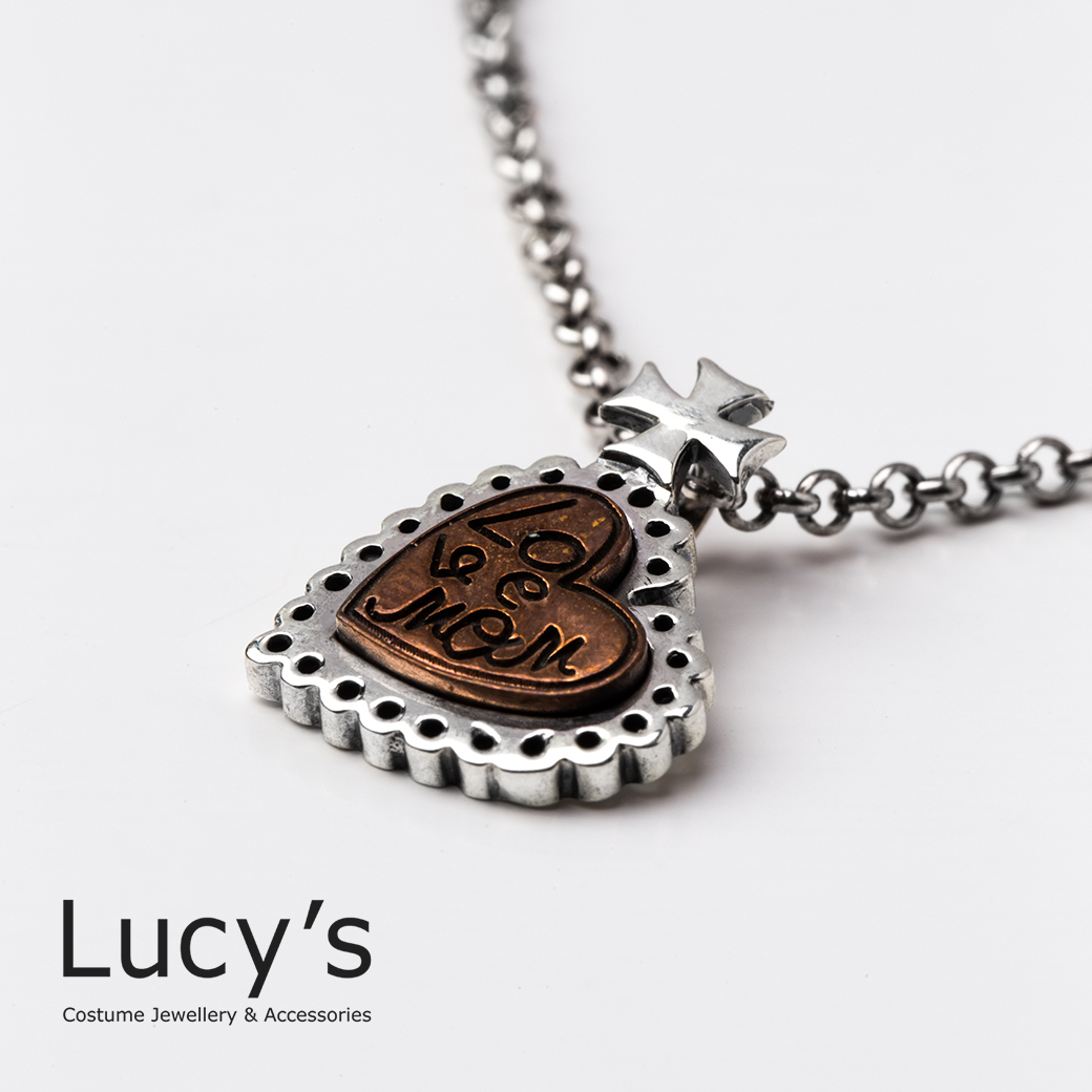 925純銀 十心 項鍊 (77234)