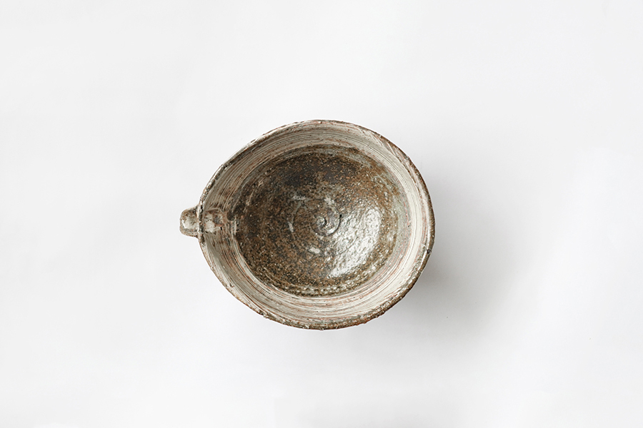 額賀円也-刷毛目 片口 小