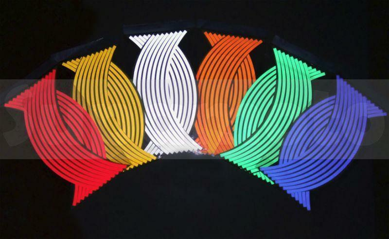 -Supamoto- 反光 輪框貼 輪貼 防水 輪框 輪圈 鋁框 鋁圈 12吋 10吋 14吋 18吋 17吋 16吋