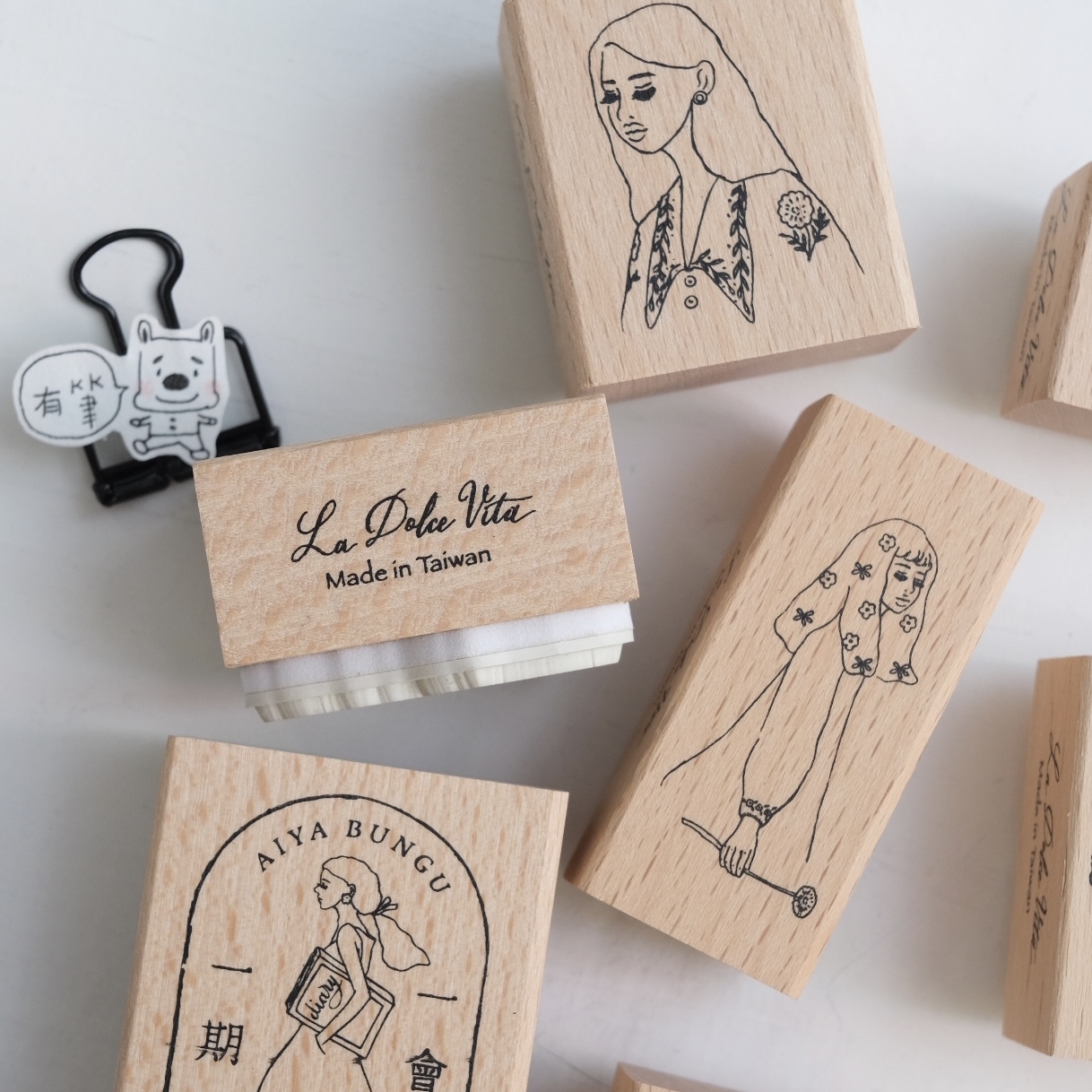 11月新品 櫸木印章 甜蜜生活