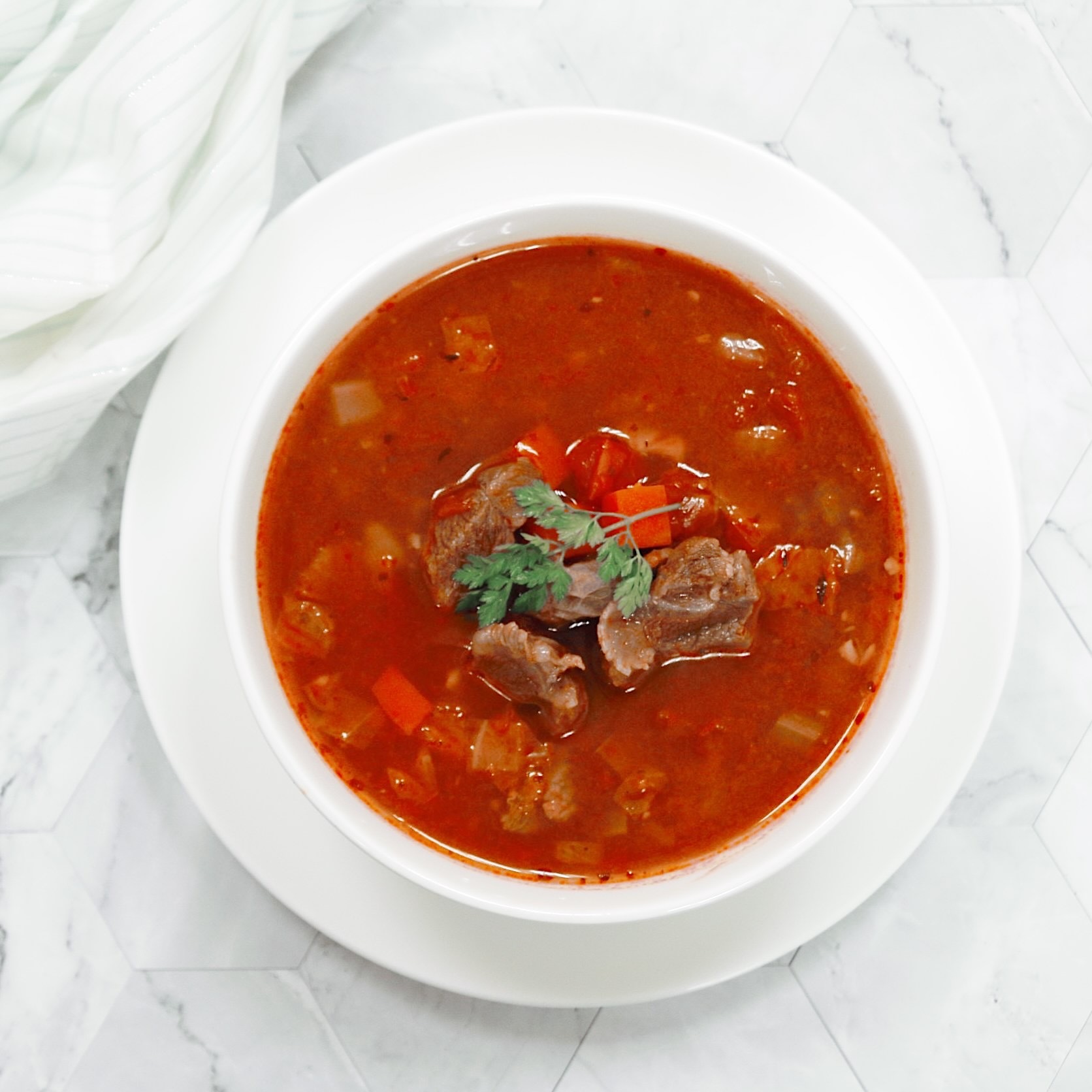 蔬菜番茄牛肉湯