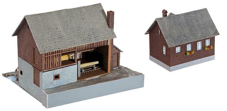 Faller 191765 HO scale, Sawmill with dwelling house