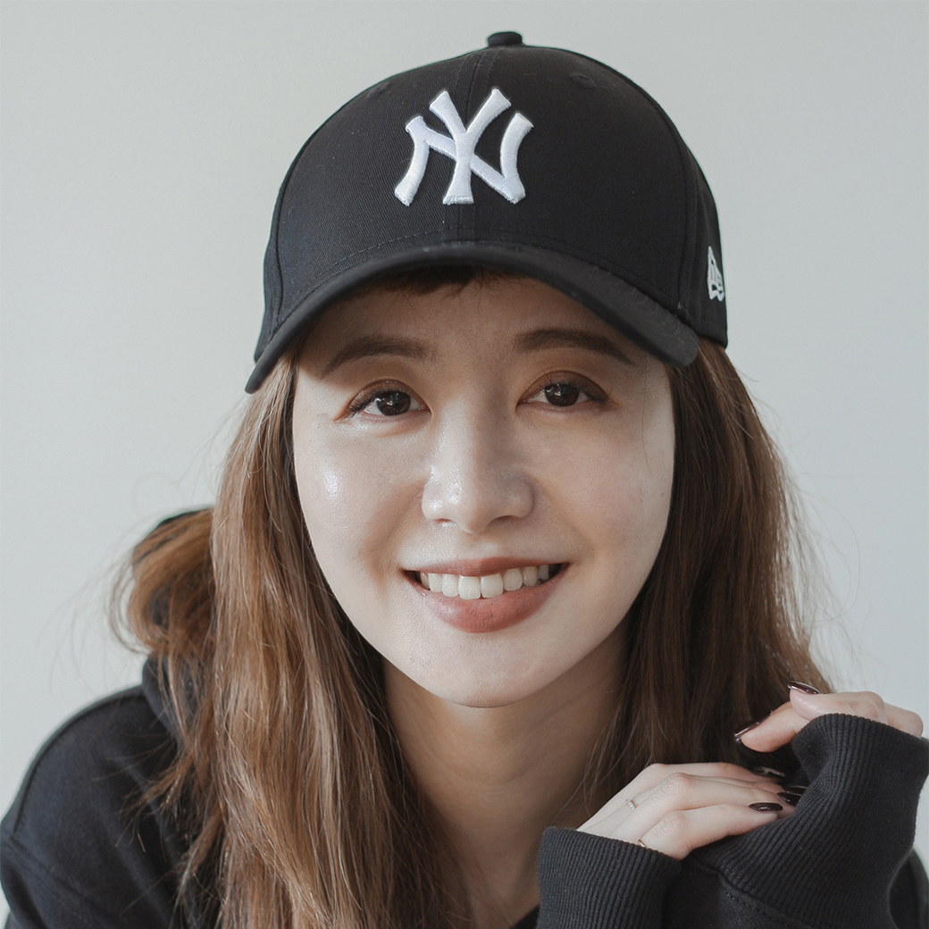 New Era 9Forty Cap NY 黑底 白Logo棒球帽