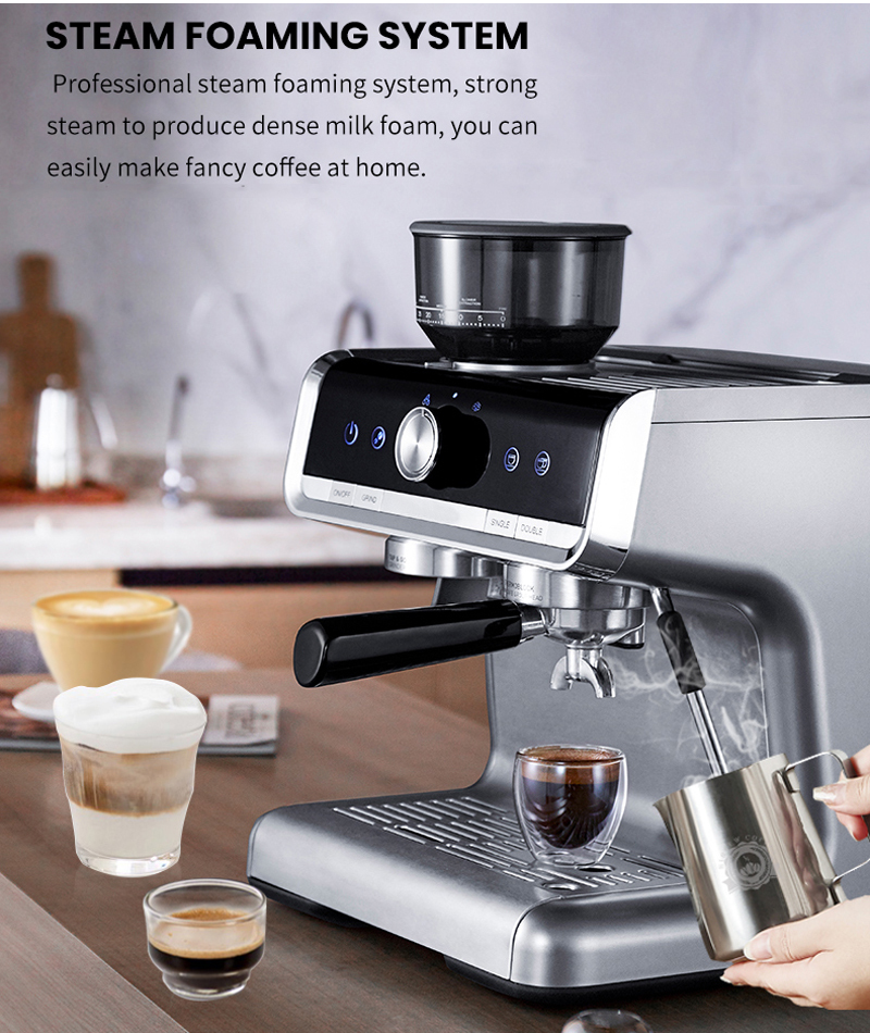 Barsetto 義式半自動研磨打奶一體咖啡機(BAE01)