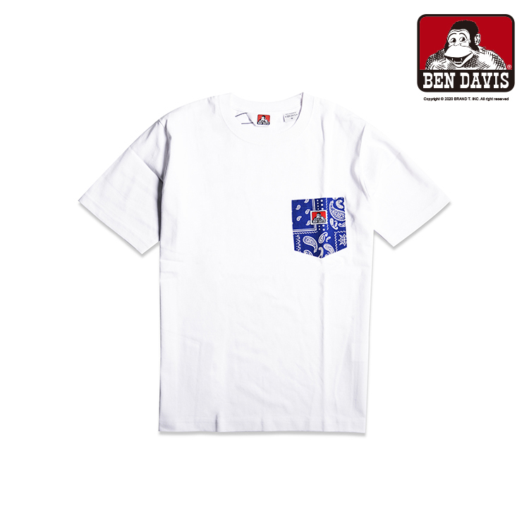 【 BEN DAVIS | 變形蟲口袋LOGO短TEE - 2色 】