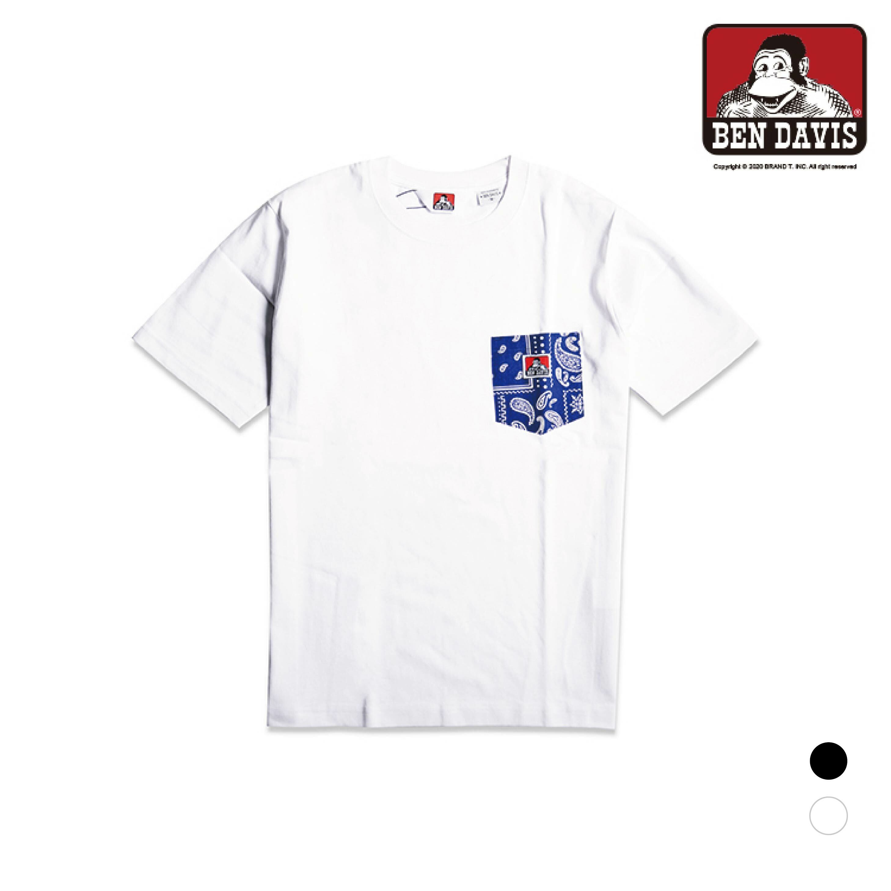 【 BEN DAVIS | 變形蟲口袋LOGO短TEE - 2色 】