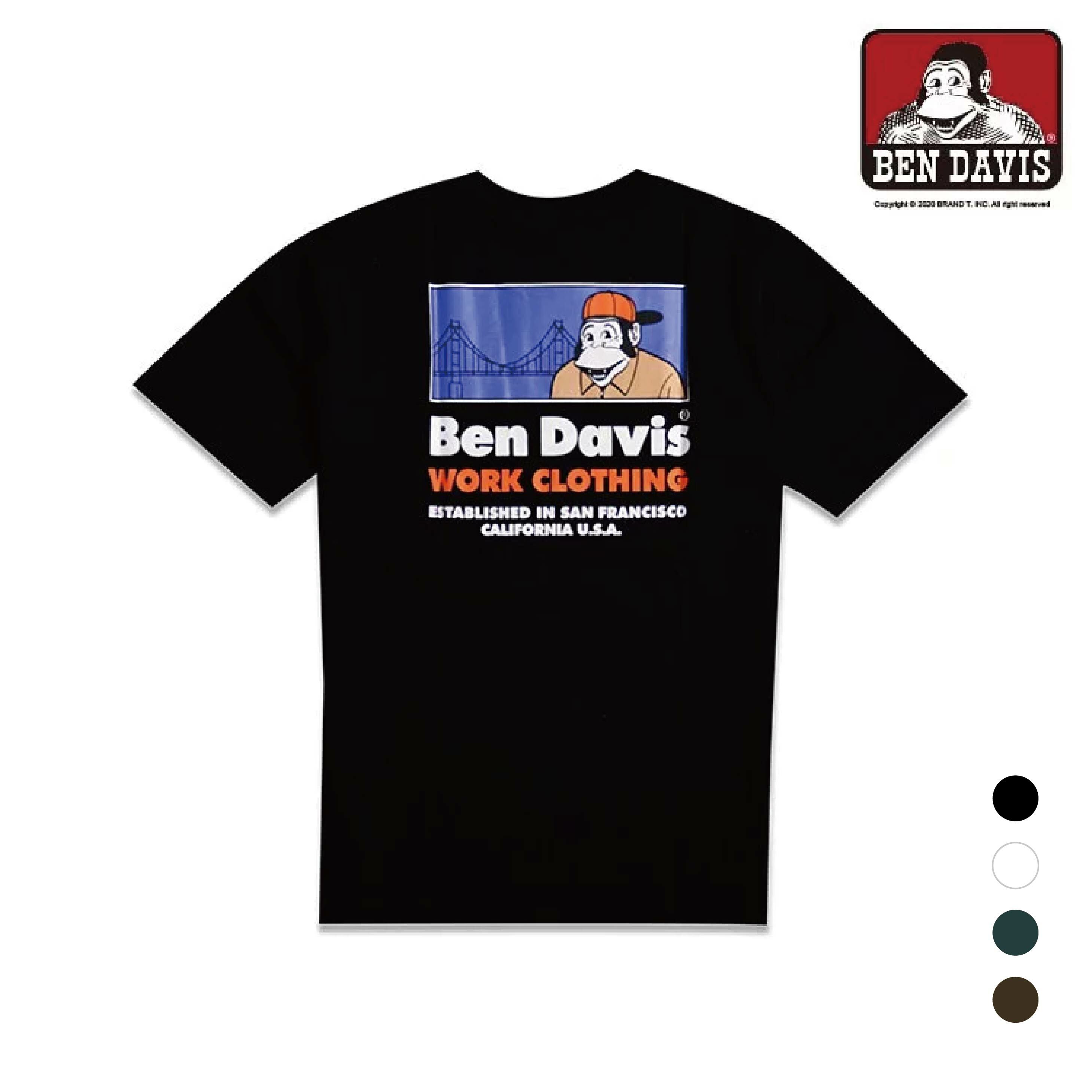 【 BEN DAVIS | 字體LOGO圖片短TEE - 4色 】