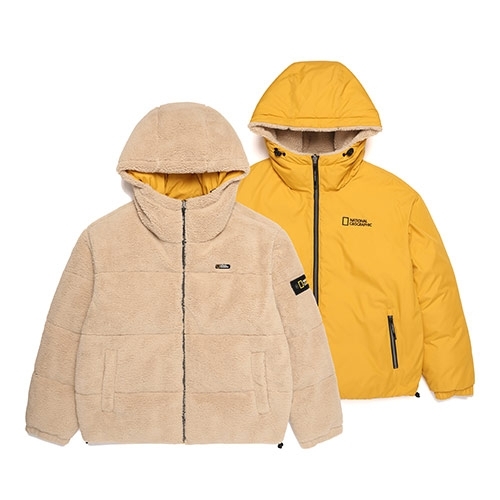 RDS) LEMUR Reversible Down Jacket - BEIGE