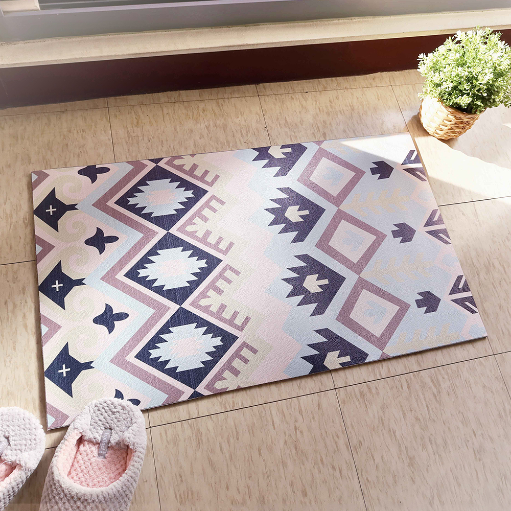 波希米亞PVC防水防油廚房地墊