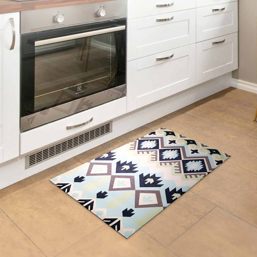 波希米亞PVC防水防油廚房地墊