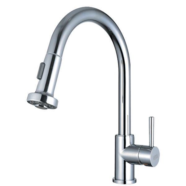 東利衛浴 龍頭推薦型號 FK-5755 (非伸縮)廚房立式龍頭(兩段式切換噴頭) *