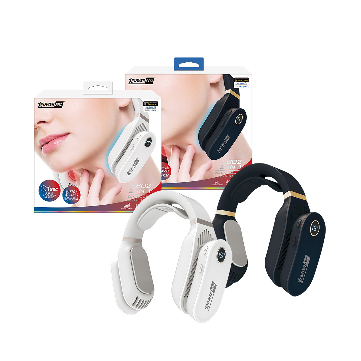 XPowerPro LB02 2合1掛頸制冷及暖頸機 (特價產品1個月保養)
