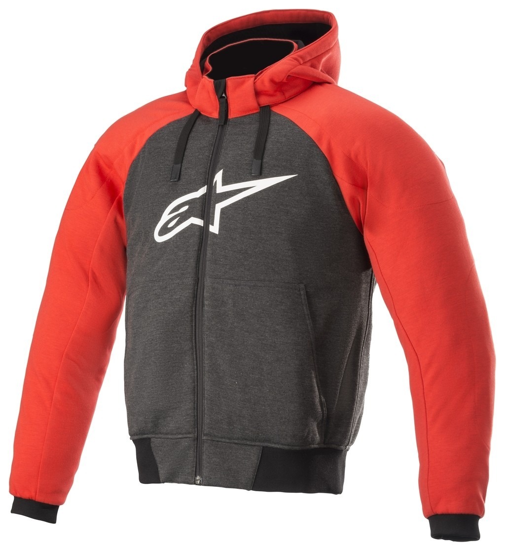 ALPINESTARS CHROME SPORT HOODIE ASIA 亞洲版型 BLACK/RED 黑紅 四季防摔衣