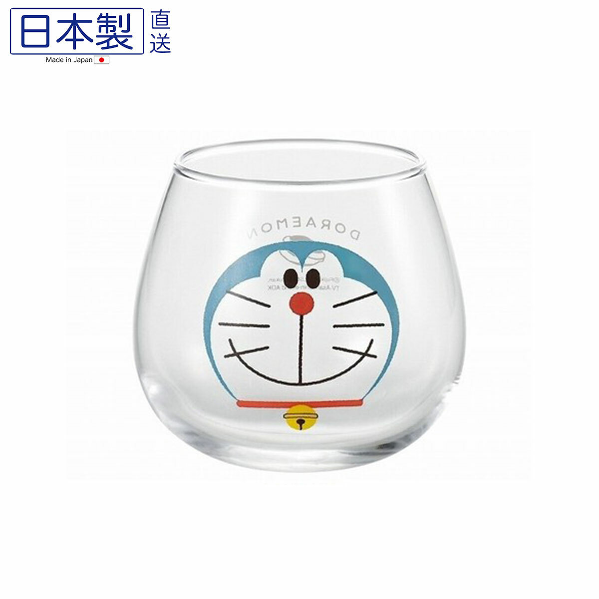 日本DORAEMON不倒翁玻璃杯 (日本製)