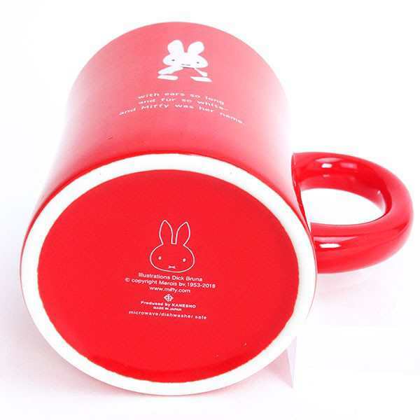 日本MIFFY POP-COLOR瓦杯(紅) (日本製)