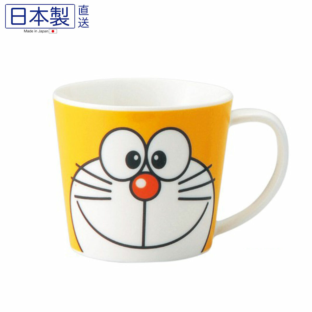 日本DORAEMON瓦杯 (黃) (日本製)