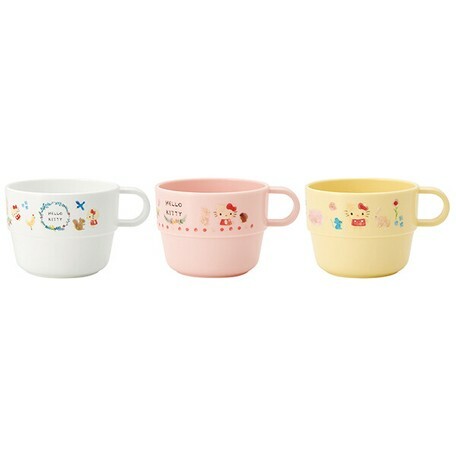 日本HELLO KITTY兒童耐熱水杯 (3枚入) (日本製)