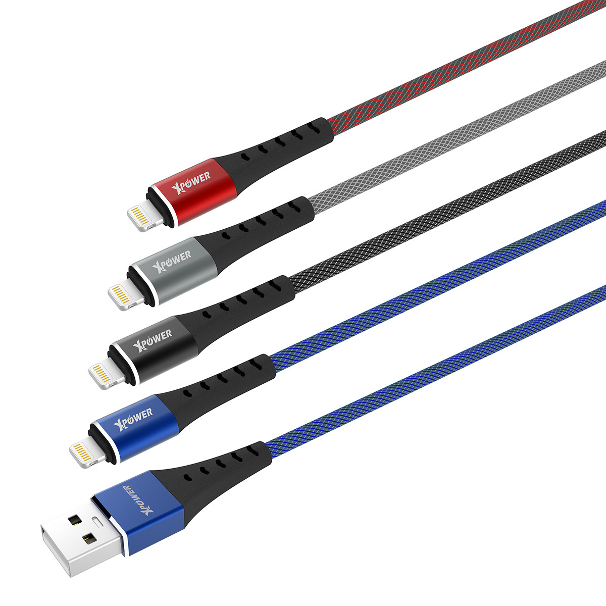 XPower STL 鋼絲高速傳輸充電Lightning線