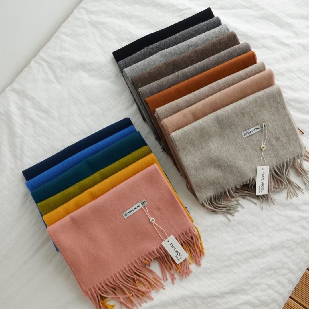 【優惠現貨】韓國淨色頸巾（15色）