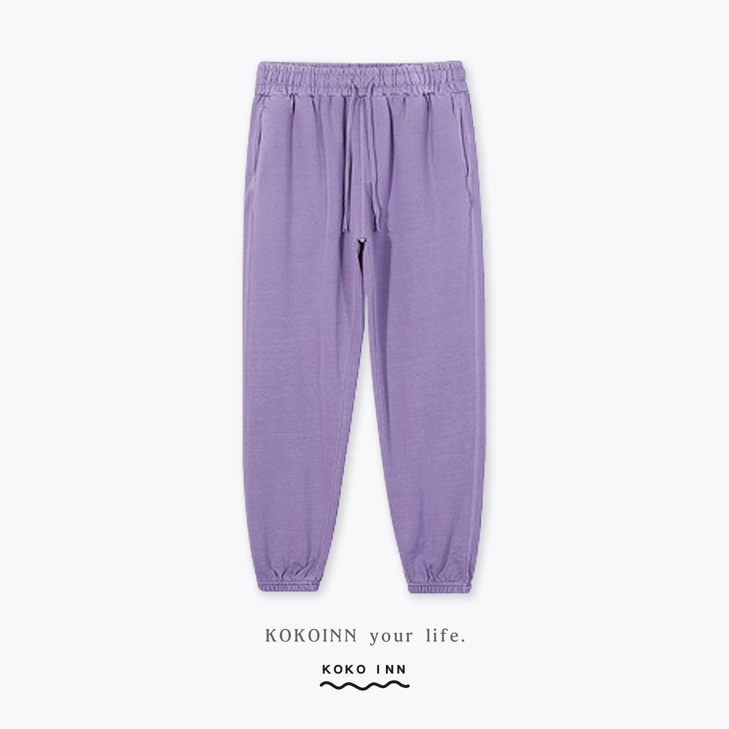 KOKOINN 水洗復古棉長褲