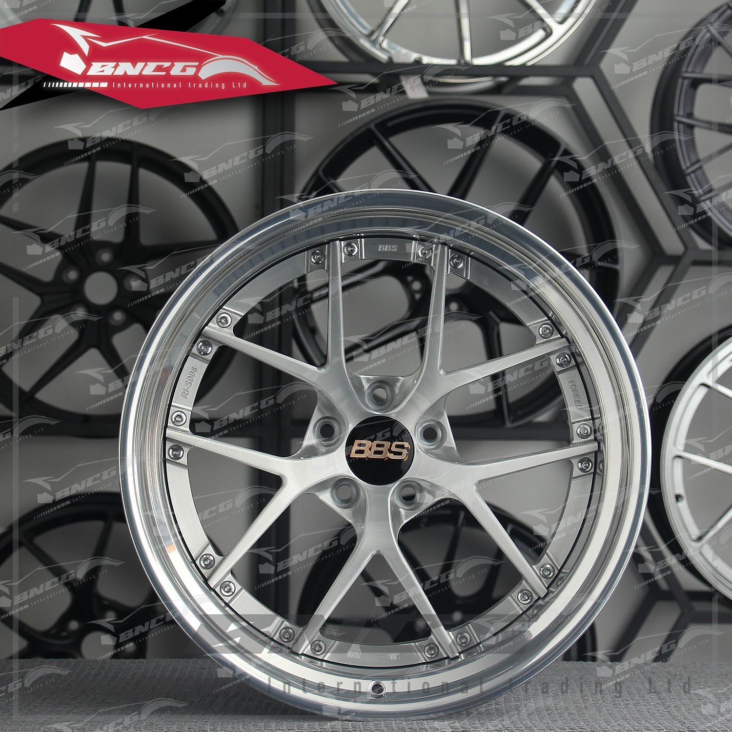 兩片式 萬噸鍛造工藝輪圈 BBS RI-S006 品牌訂製 改裝 高強度 輕量化 客製化 訂製鋁圈 輪框