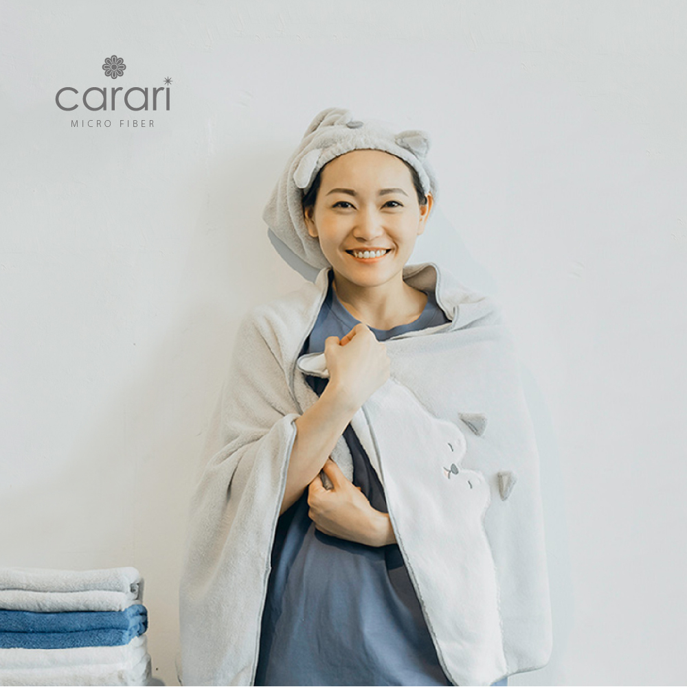 【CB】療癒動物系列 擦頭包巾