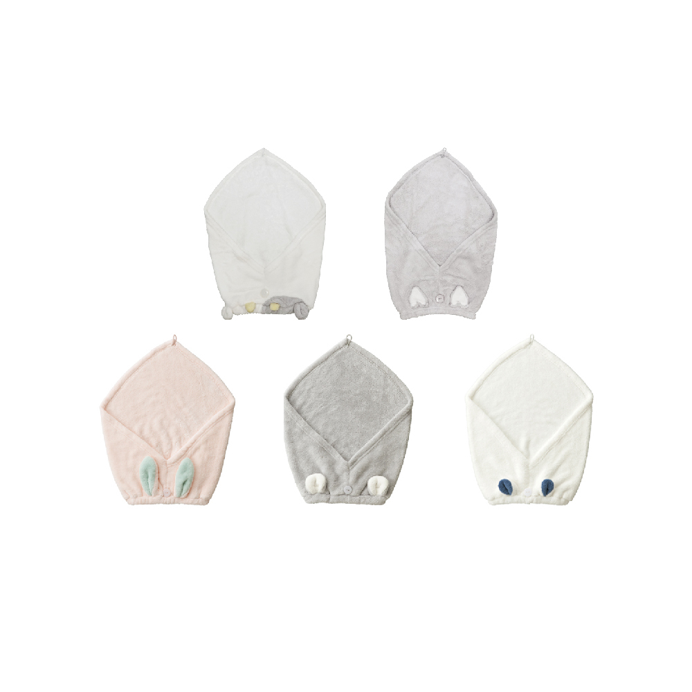 【CB】療癒動物系列 擦頭包巾