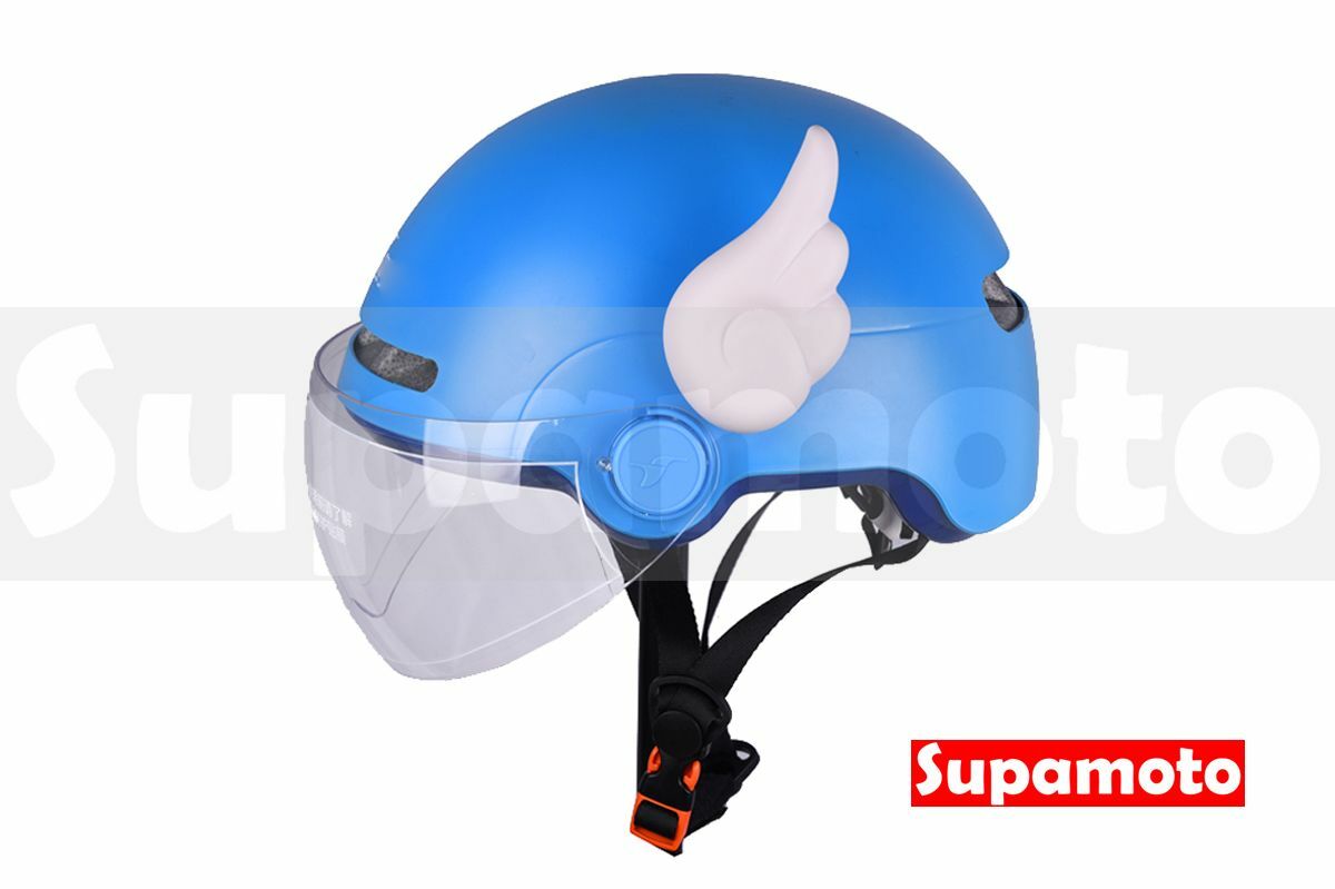 -Supamoto- 安全帽 天使 翅膀 雙面膠 吸盤 裝飾 惡魔 蜜蜂 吸血鬼 頭盔