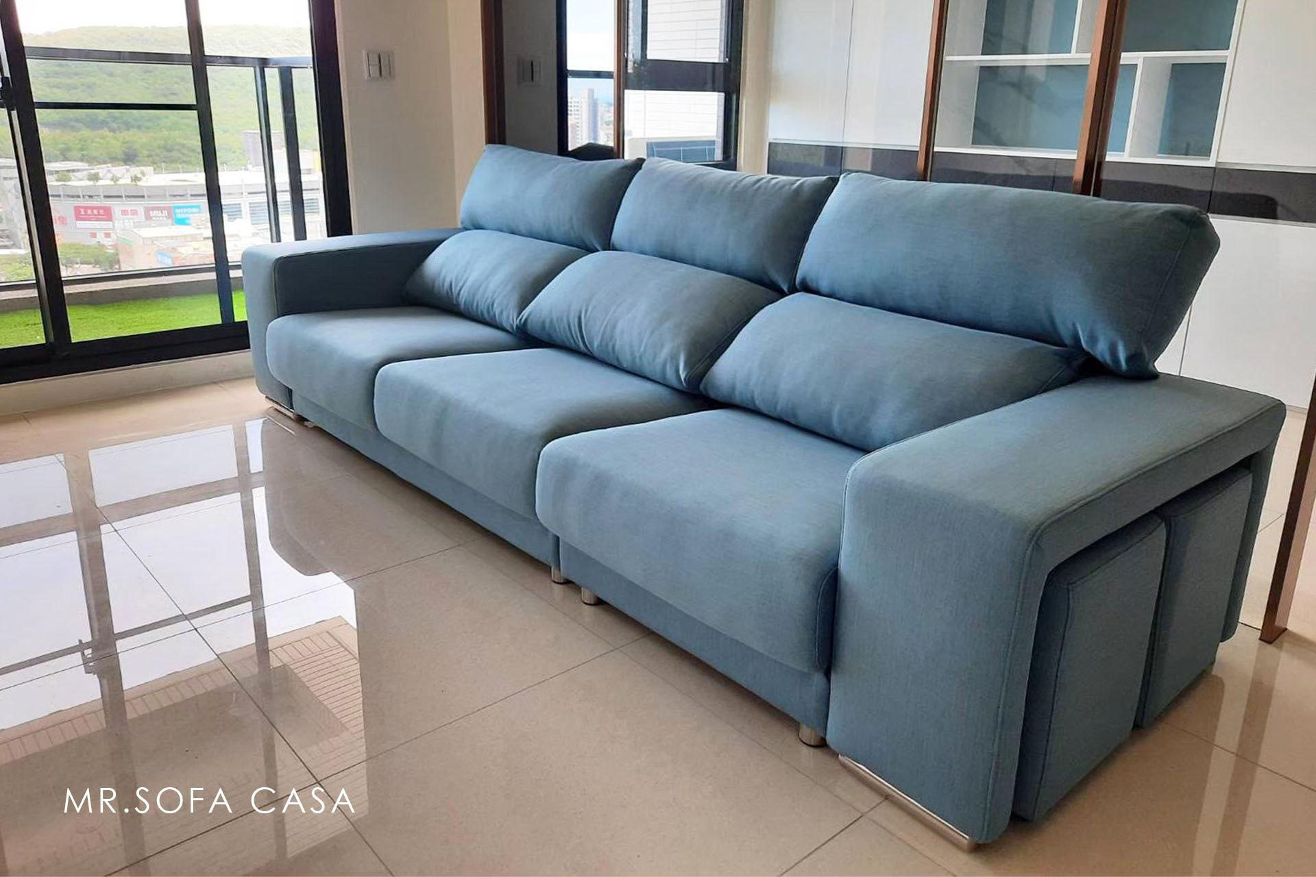 柏拉圖沙發外型看似是一個普通的三人座沙發，但其實深藏許多超棒功能