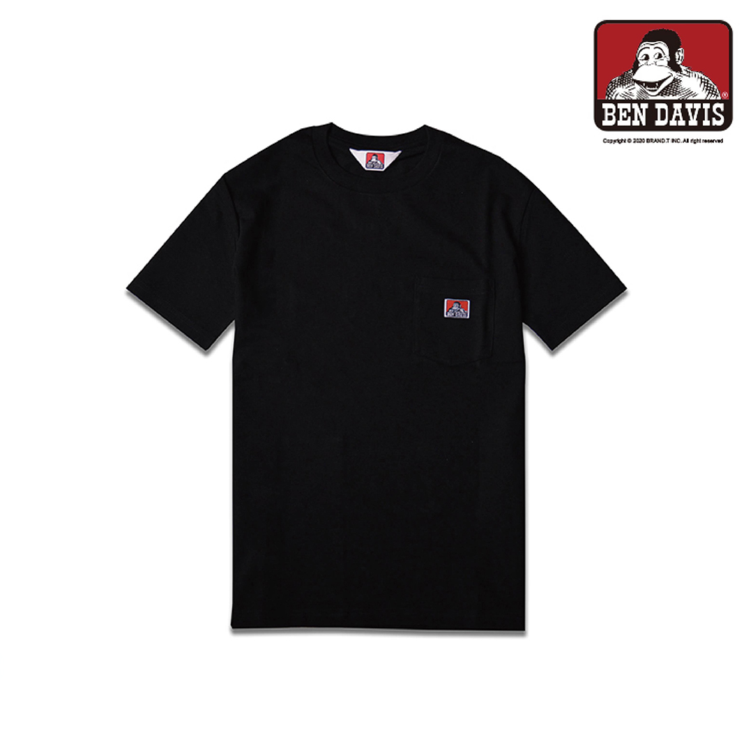 【 BEN DAVIS | 素色口袋短TEE - 4色 】