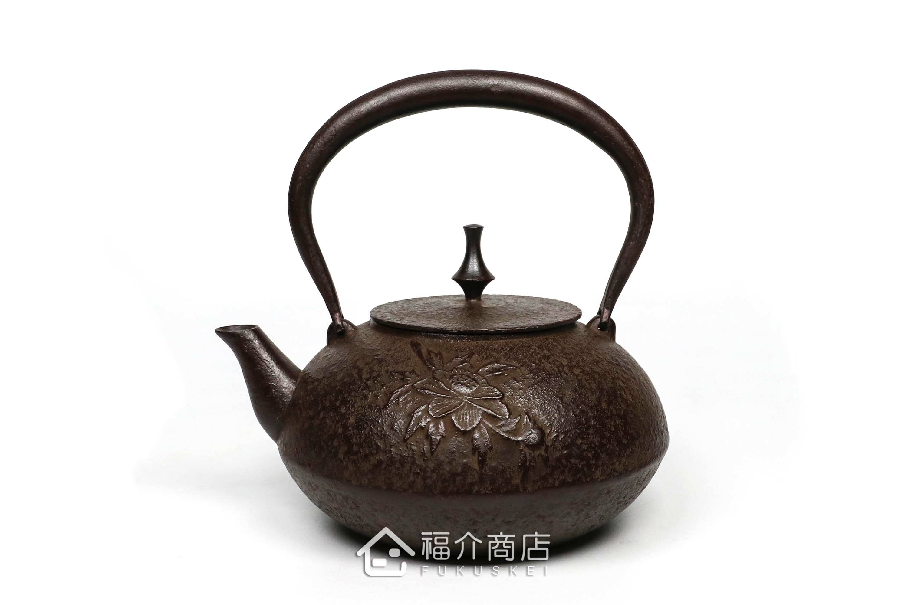 煮水泡茶用的日本製南部鐵器鑄鐵壺