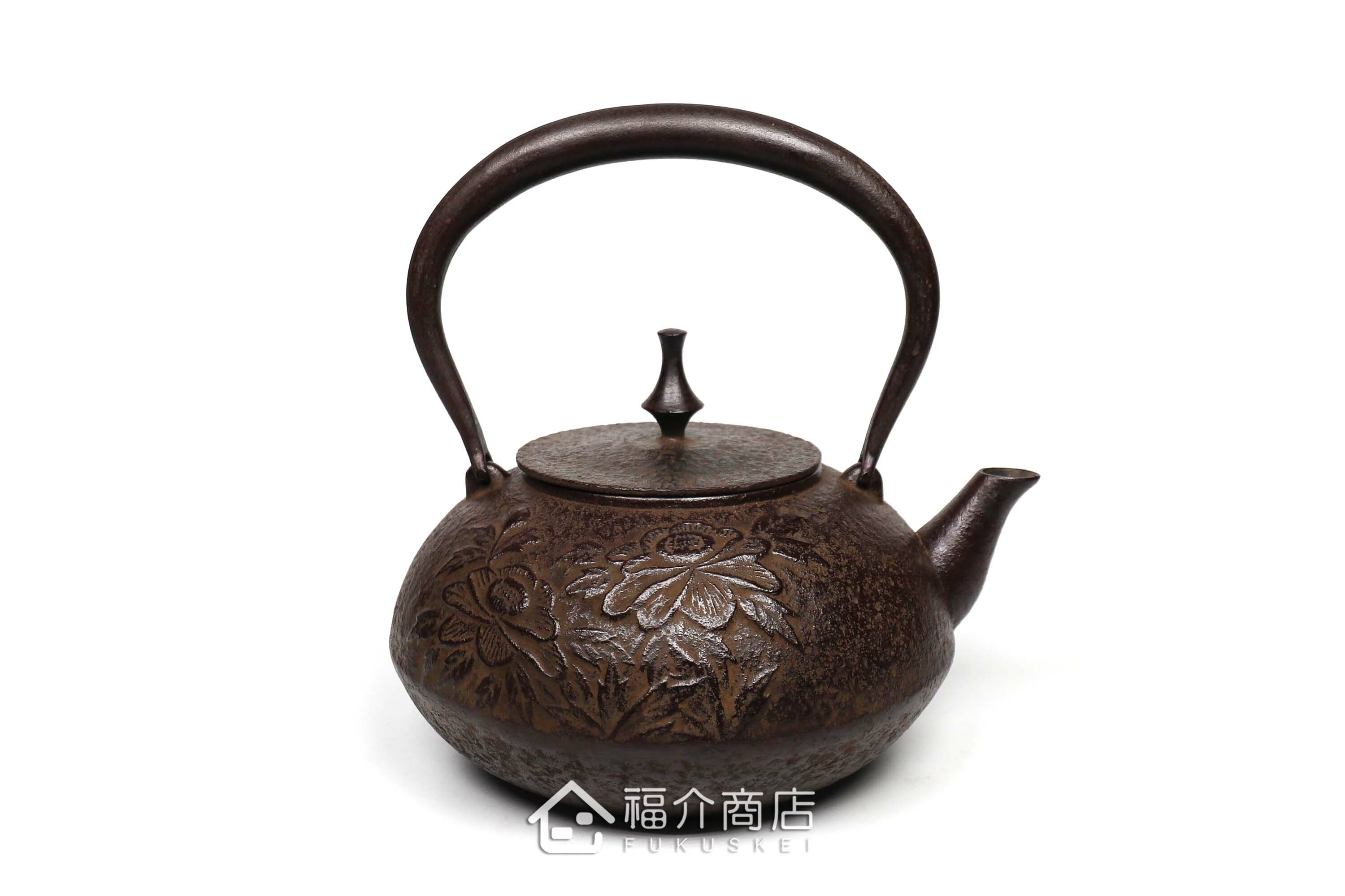 煮水泡茶用的日本製南部鐵器鑄鐵壺