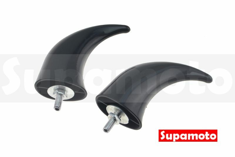-Supamoto- 擋泥板 牛角 前土除 裝飾 牛角 惡魔 土除 復古 哈雷 美式